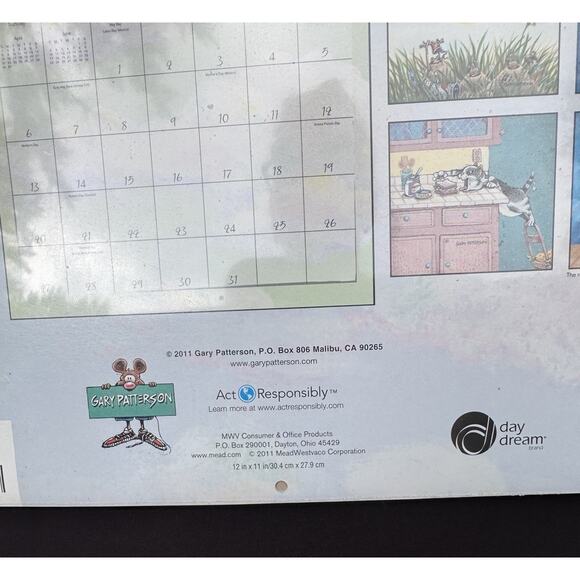 CATS Calendar 2012 Gary Patterson's Illustrated Art / Prints - Picture 7 of 7